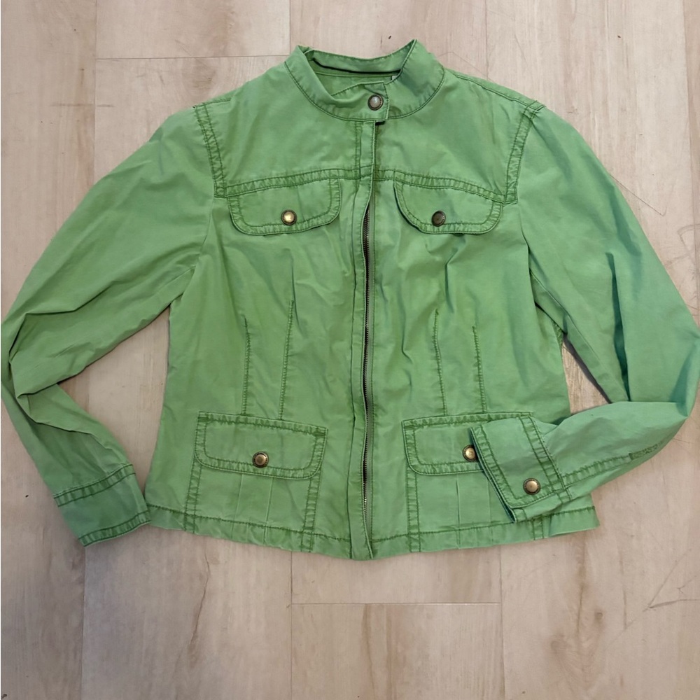 Caribbean Joe Light Green Utility Jacket